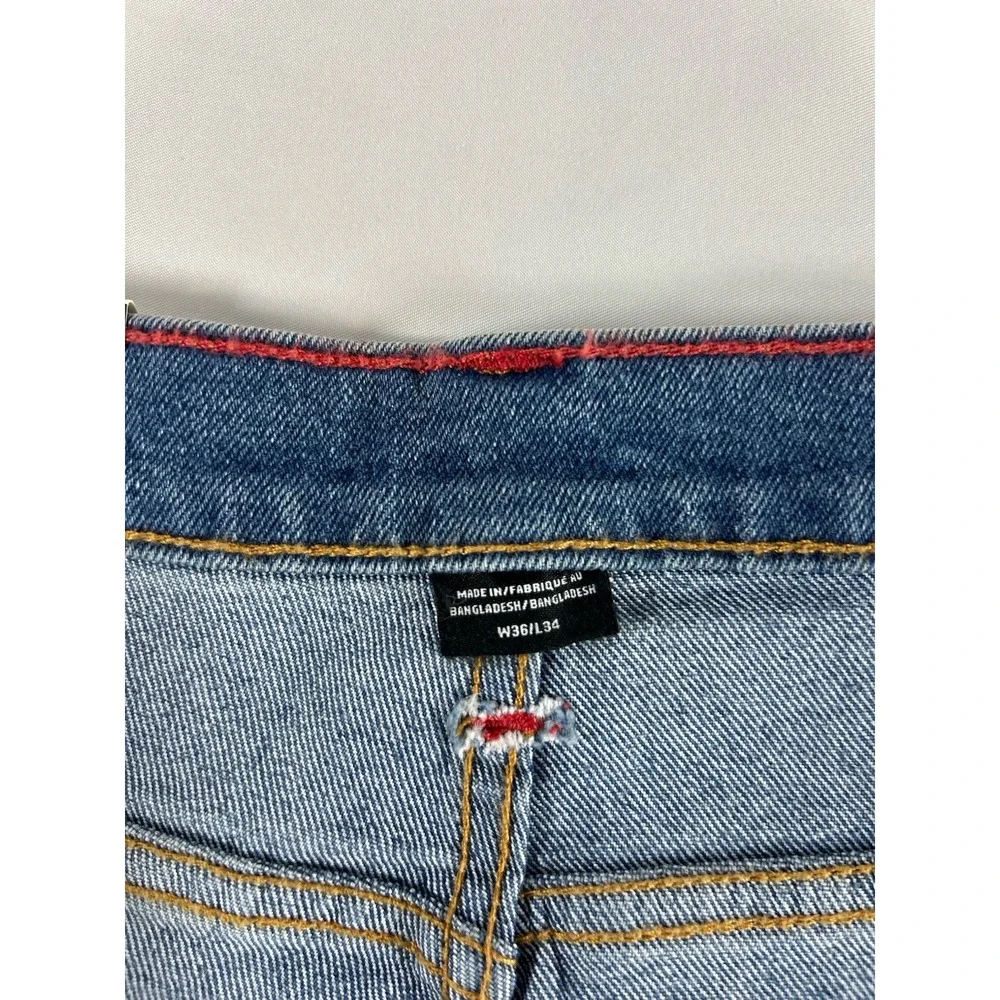 Dickies Men's Utility Denim Jeans Pants 36x34 Blue Flex Fit Carpenter Workwear